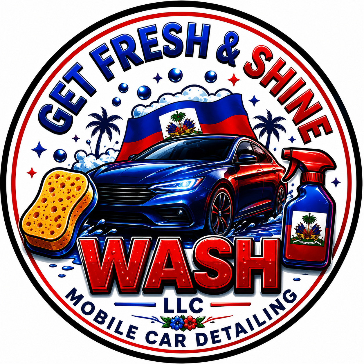 Get Fresh & Shine Wash LLC. Mobile detailing logo